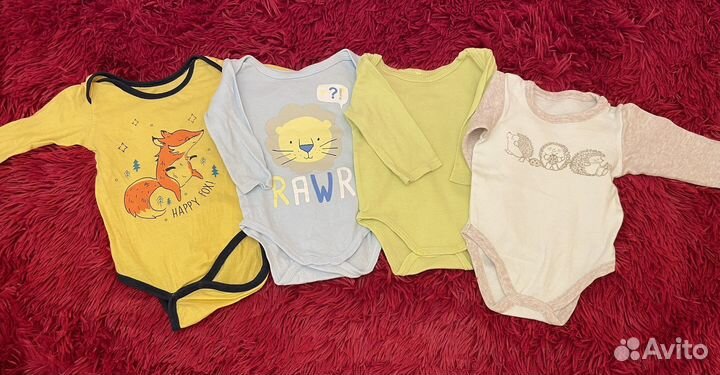 Большой пакет вещей на мальчика 68р