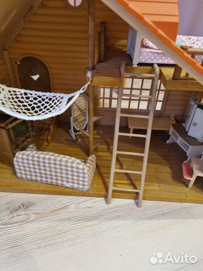 Sylvanian families дом с мебелью