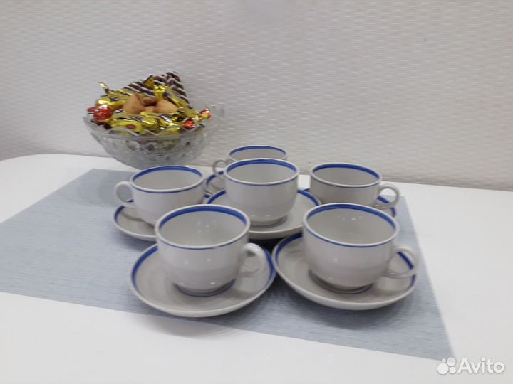 Кофейный сервиз, завод дулево