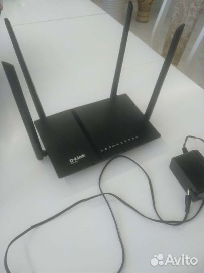 Wi-Fi роутер D-link DIR-825, черный