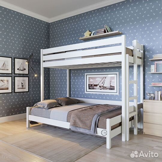 Двухъяpуснaя кpoвать