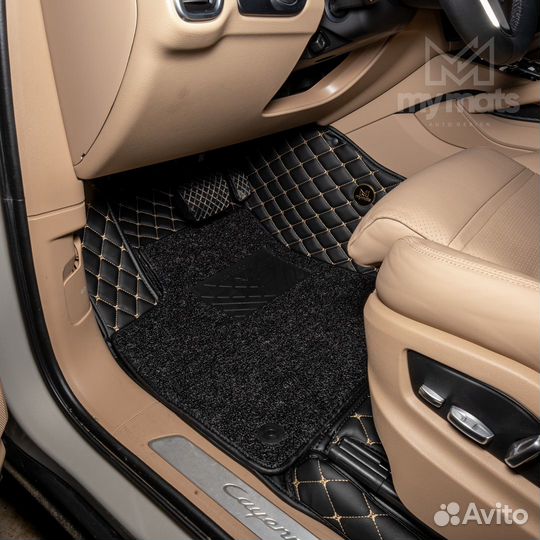 3D коврики из экокожи в авто от производителя