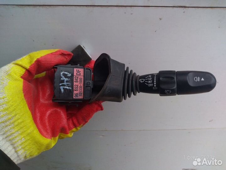 Подрулевой переключатель дворников Лачетти