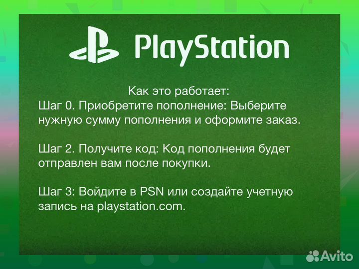 Карты пополнения PSN все страны