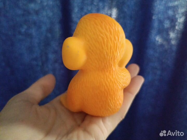 Игрушка обезьяна резиновая СССР