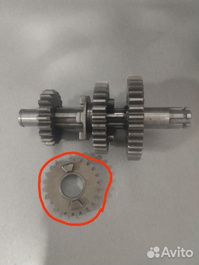 Вторичный вал кпп kayo 140