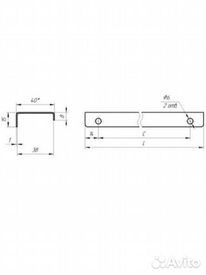 Мебельные ручки скрытые
