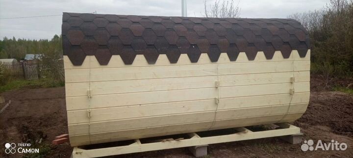 Баня-бочка с доставкой