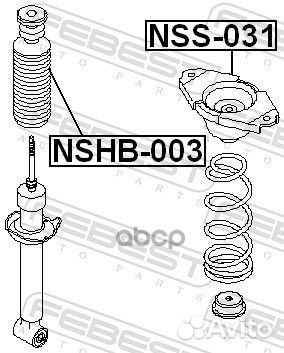 Пыльник амортизатора nshb-003 nshb-003 Febest