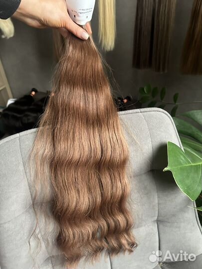 Натуральные волосы волны 60 - 65 см