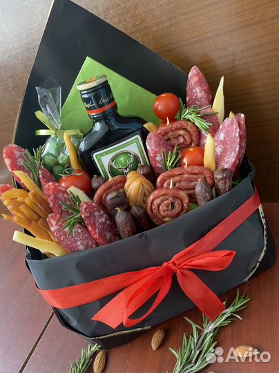 Мужские букеты съедобные