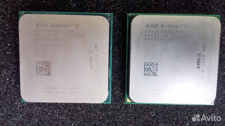 Процессоры Intel/AMD 2-х ядерные