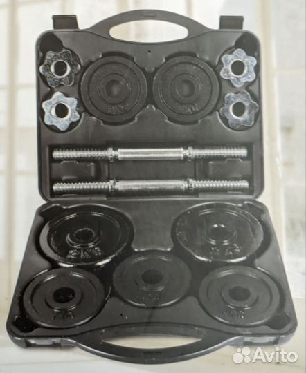 Гантели разборные 20 кг в кейсе