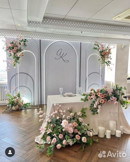Аренда свадебного декора