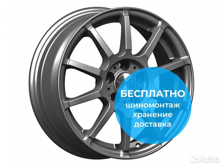 R15 4x100 6J ET40 D60,1 Скад Акита Графит