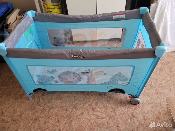 Манеж кровать babyton