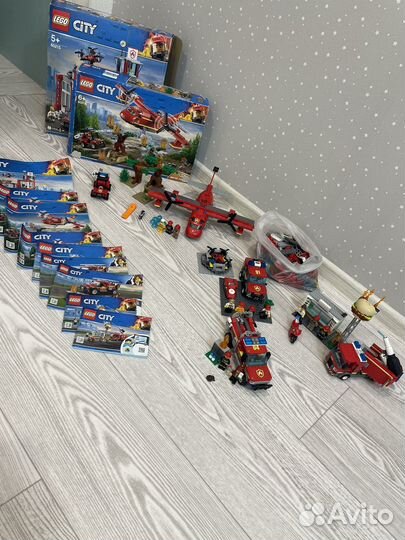 Lego city пожарная 60214,60231,60217,60215