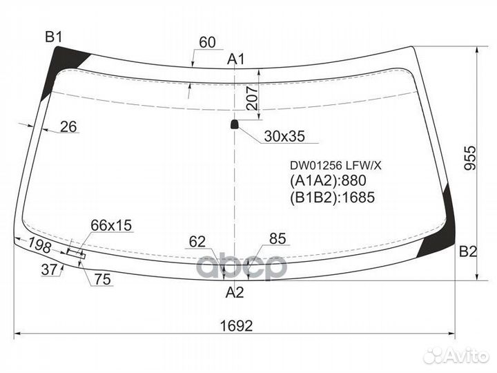 Стекло лобовое ford expedition/lincoln navigato