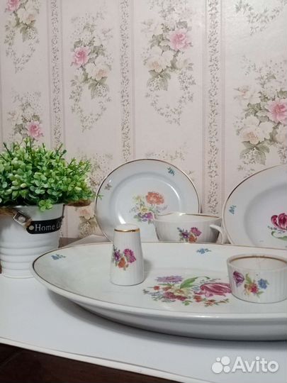 Столовый набор СССР новый-Дулево