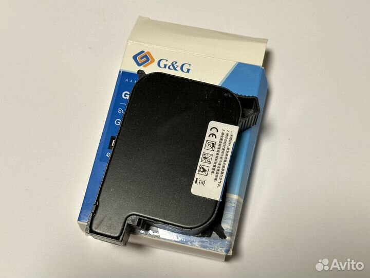 Картридж сольвентный G&G GB-001 white