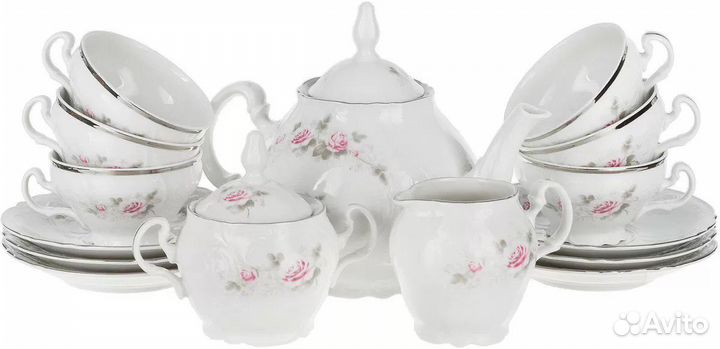 Чайный сервиз на 6 персон новый