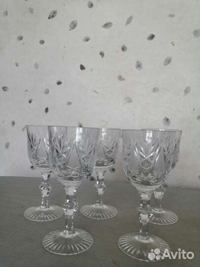 Хрустальные бокалы СССР