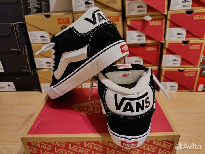 Кеды Vans Knu Mid Black / True White