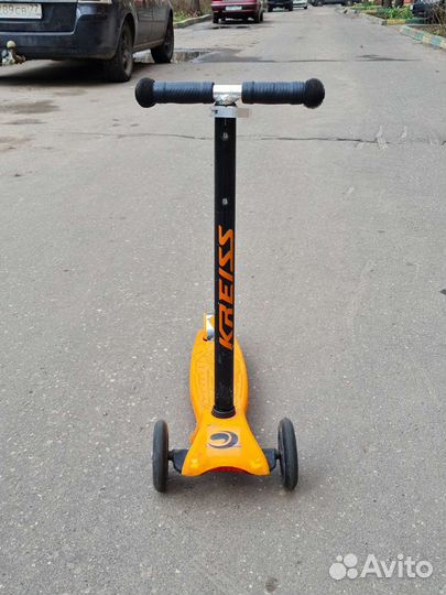 Самокат детский трехколесный Kreiss