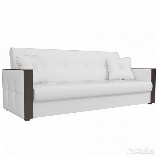 Диван-книжка Валенсия экокожа белый