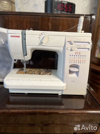 Швейная машинка Janome 415 + педаль / на запчасти
