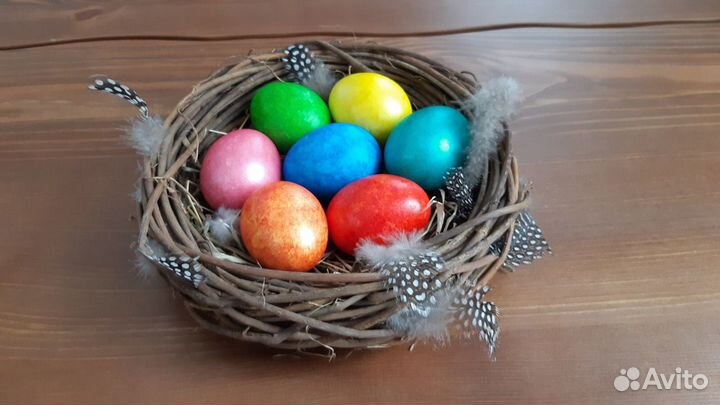 Гнездо материал для фотосессии пасхи поделки