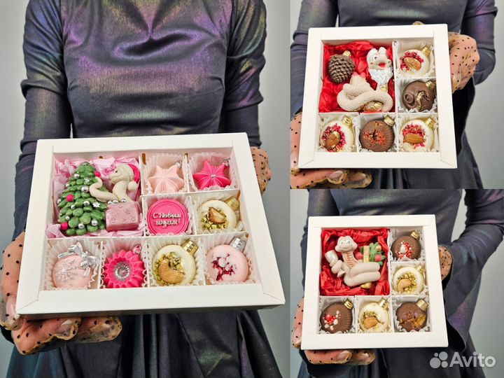Подарок на Новый год из шоколада