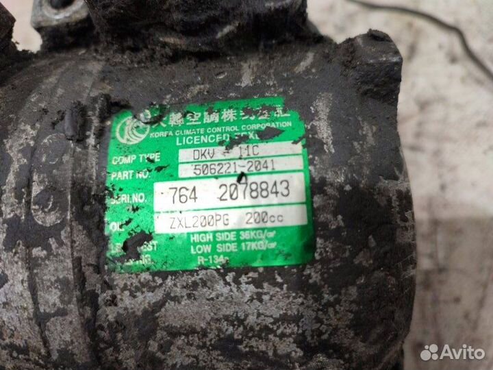 Компрессор кондиционера Kia Avella седан B5 1997