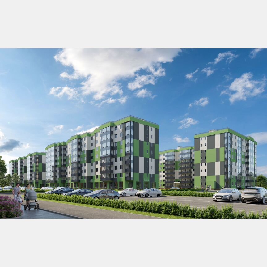 2-к. квартира, 60 м², 4/8 эт.