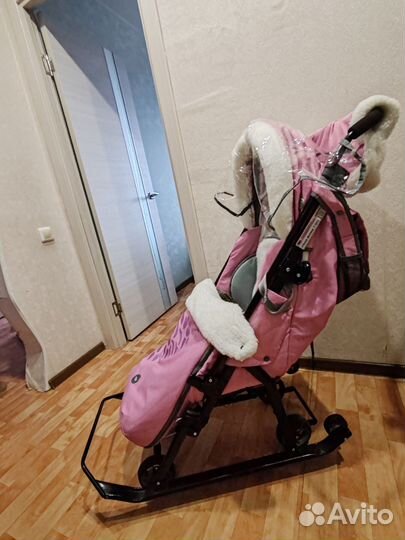 Санки коляска Nika б/у