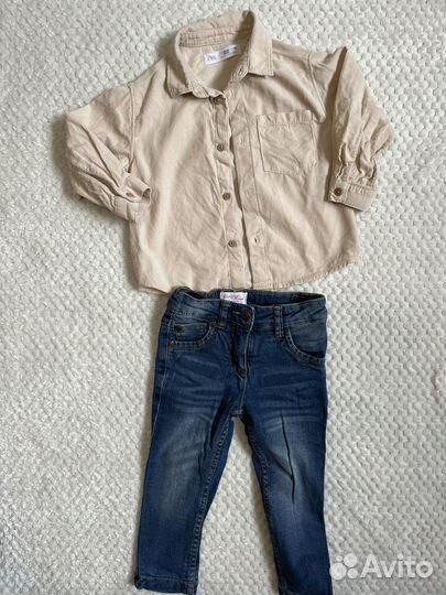 Одежда на девочку 86 92 пакетом