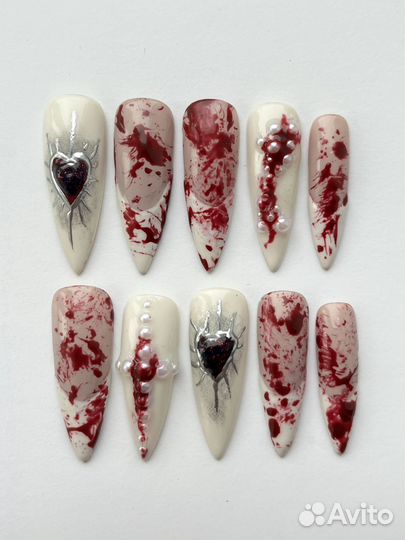 Накладные ногти на заказ любой сложности
