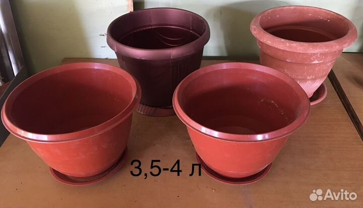 Горшок для цветов пластик
