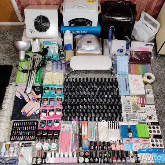 Большой набор для маникюра профессиональный