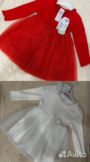 Нарядное платье для девочки 92