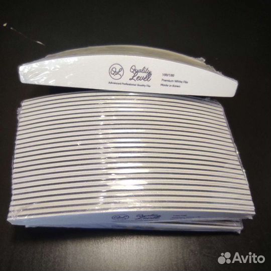 Пилочки для маникюра 100/180 грит премиум качество