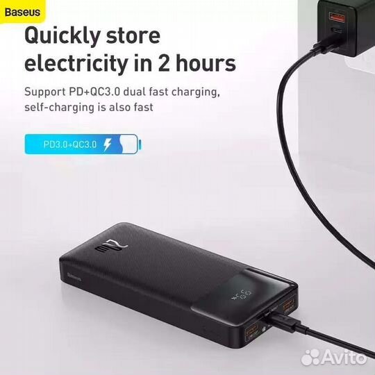 Baseus Power Bank 10000 и 20000 и 30000мАч