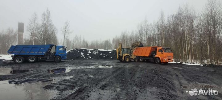 Аренда экскаватора погрузчика, услуги трактора
