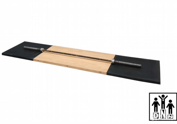 Помост для становой тяги компактный 274Х72Х4см DNN