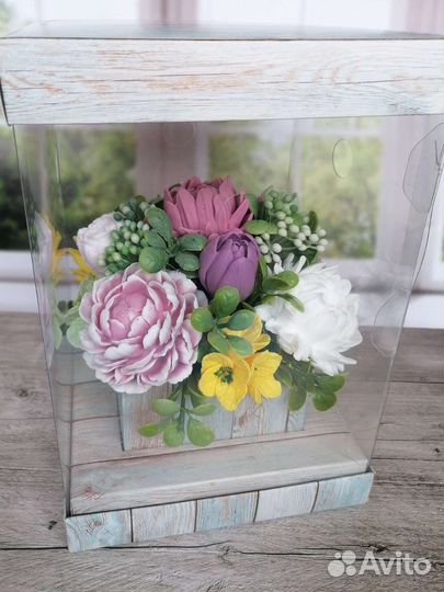 Букет из мыла ручной работы