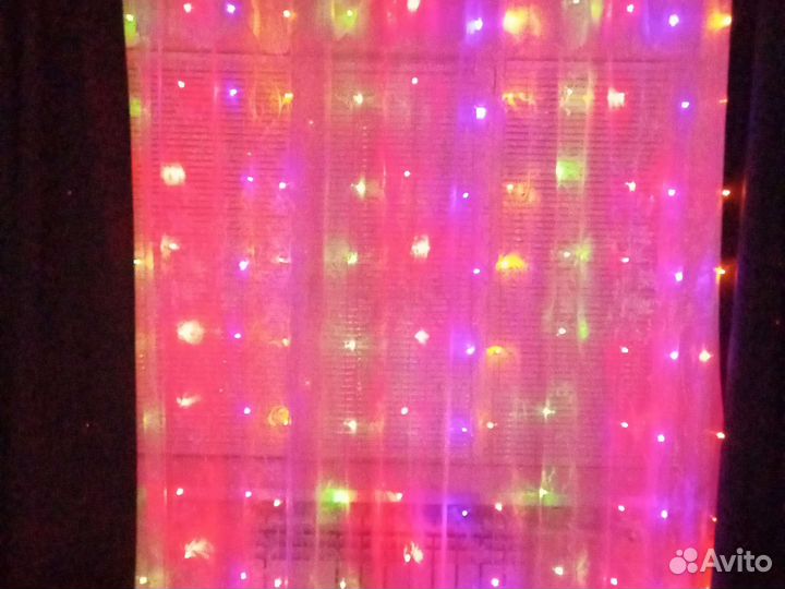 Гирлянда светодиодная на окно