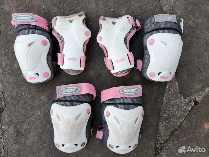 Роликовые коньки для девочки. Р 30-35 (регул)