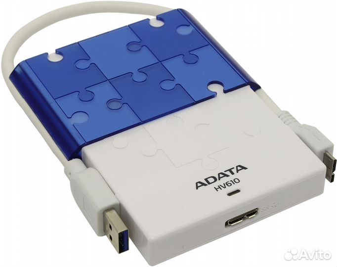 Внешний жесткий диск adata HV610 1 Тб USB 3.1