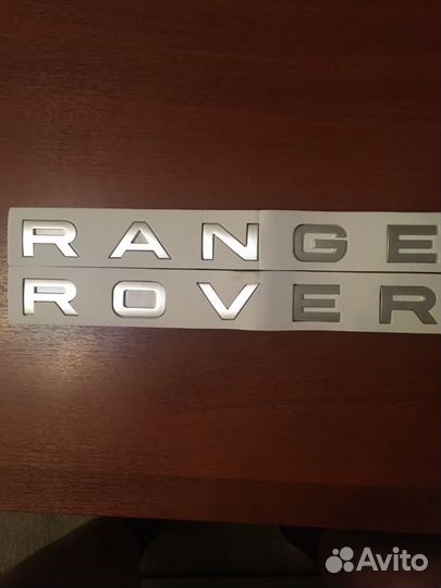 Буквы на range rover