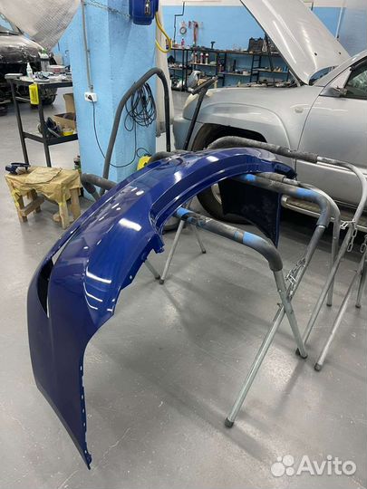 Бампер задний Hyundai Solaris 14-17г Седан